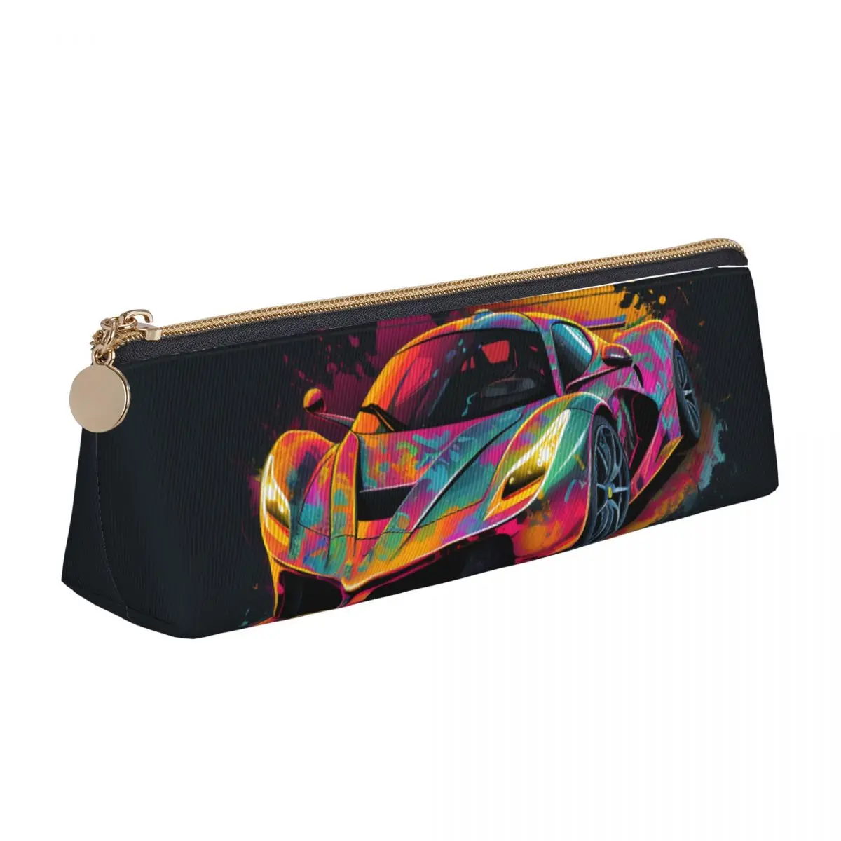 Passionate Sports Car Triangle Pencil Case Grafitti Psychadelic Fashion Pencil Box Boy Girl Stationery Leather Pen Organizer
Passionate Sports Car Triangle Pencil Case Grafitti Psychadelic Fashion Pencil Box Boy Girl Stationery Leather Pen Organizer