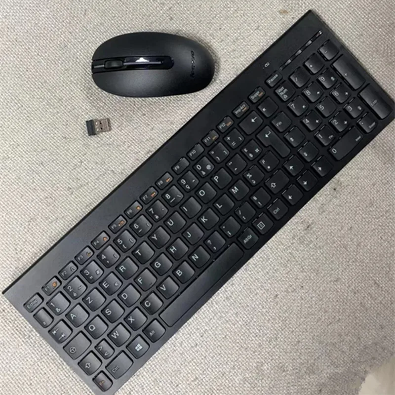 Ультратонкая беспроводная клавиатура и мышь для Lenovo Home Office Бесшумная французская сборка Azerty
Ультратонкая беспроводная клавиатура и мышь для Lenovo Home Office Бесшумная французская сборка Azerty