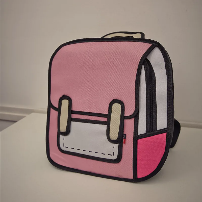 Women Backpack 3D Jump Style 2D Drawing Cartoon Back Bag Comic Messenger Tote Fashion Cute Student Bags Unisex Knapsack
Women Backpack 3D Jump Style 2D Drawing Cartoon Back Bag Comic Messenger Tote Fashion Cute Student Bags Unisex Knapsack