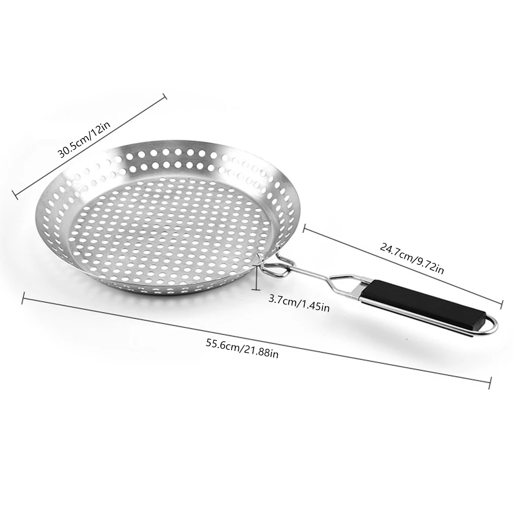 Non Stick Heavy Duty Stainless Steel BBQ Vegetable Grill Basket Pan Barbecue Utensil
Non Stick Heavy Duty Stainless Steel BBQ Vegetable Grill Basket Pan Barbecue Utensil