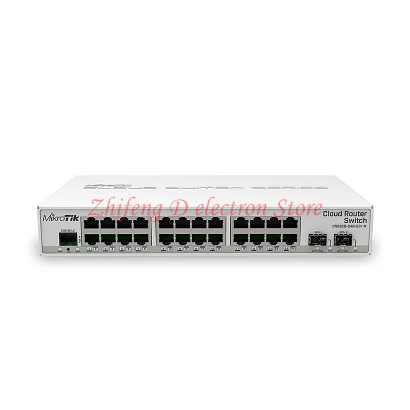 MikroTik CrS26-24G-2S +IN 10-Gigabit silent desktop switch with 24 electrical ports and 20 Gigabit optical ports.
MikroTik CrS26-24G-2S +IN 10-Gigabit silent desktop switch with 24 electrical ports and 20 Gigabit optical ports.