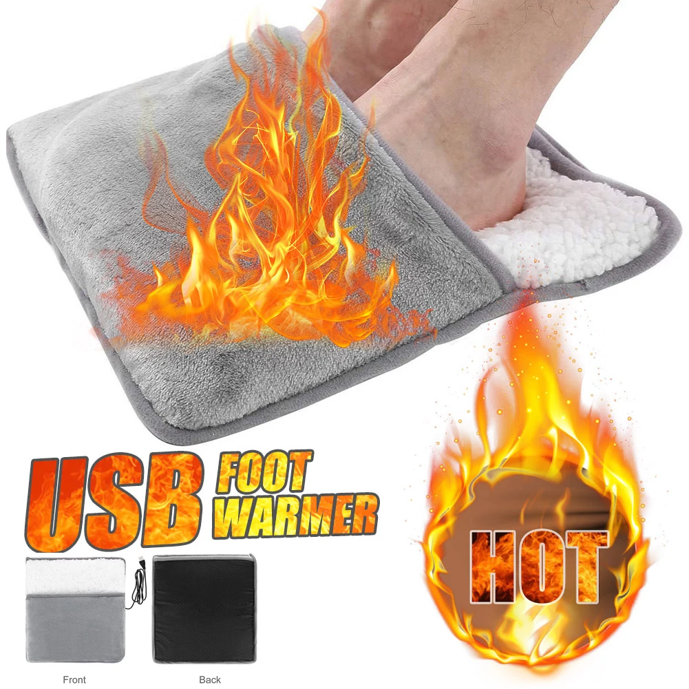 Electric USB Heated Foot Warmer Winter Warm Slippers Feet Heating Pad Cushion Washable Household Foot Warmer
Electric USB Heated Foot Warmer Winter Warm Slippers Feet Heating Pad Cushion Washable Household Foot Warmer