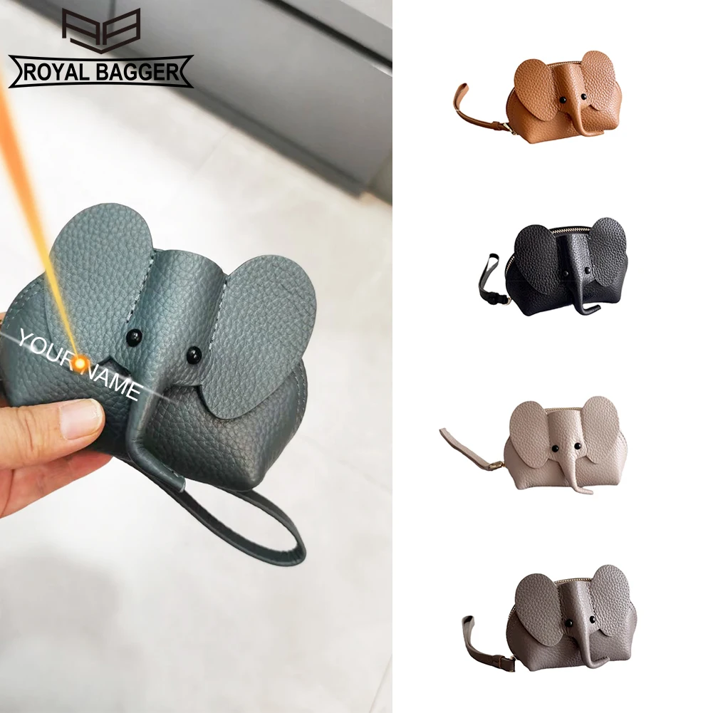 Royal Bagger Mini Genuine Cow Leather Ladies Coin Purse Cute Creative Elephant Keychain Clutch Bag Fashion Storage Bags 2306
Royal Bagger Mini Genuine Cow Leather Ladies Coin Purse Cute Creative Elephant Keychain Clutch Bag Fashion Storage Bags 2306
