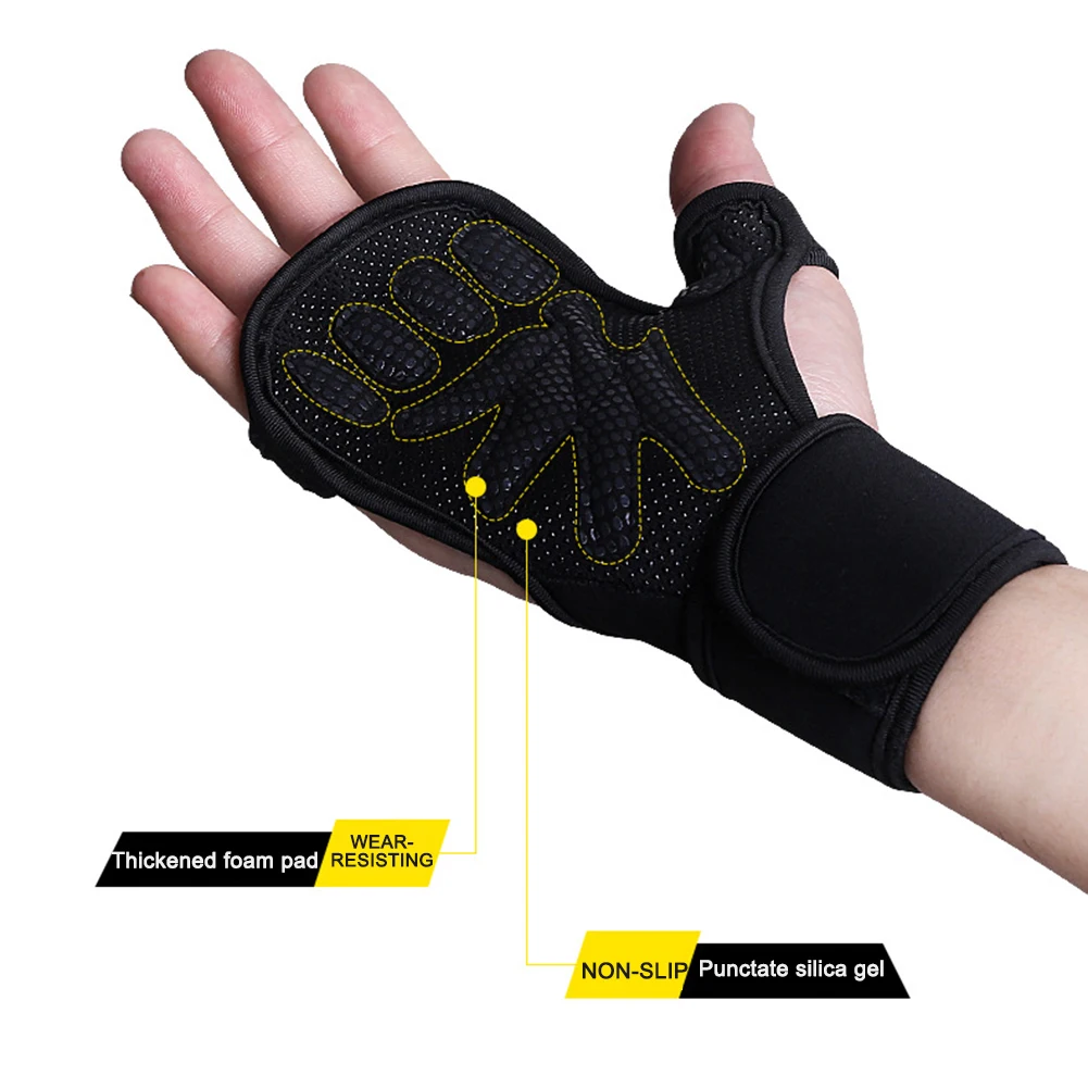 1 Pair Sports Gloves Anti-slip Anti-sweat Men Women Half Finger Gloves Breathable Anti-shock Sports Training Bicycle Glove
1 Pair Sports Gloves Anti-slip Anti-sweat Men Women Half Finger Gloves Breathable Anti-shock Sports Training Bicycle Glove