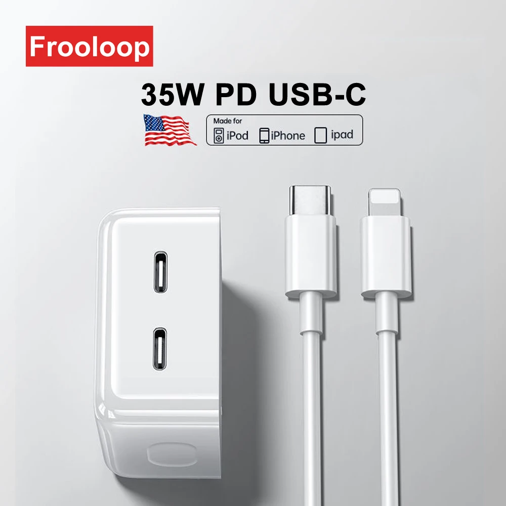 35W PD Dual USB C Apple Quick Charge 4.0 3.0 QC Power Adapter For iPhone X XR13 14 iPad Pro Max Universal Xiaomi Samsung HuaWei
35W PD Dual USB C Apple Quick Charge 4.0 3.0 QC Power Adapter For iPhone X XR13 14 iPad Pro Max Universal Xiaomi Samsung HuaWei