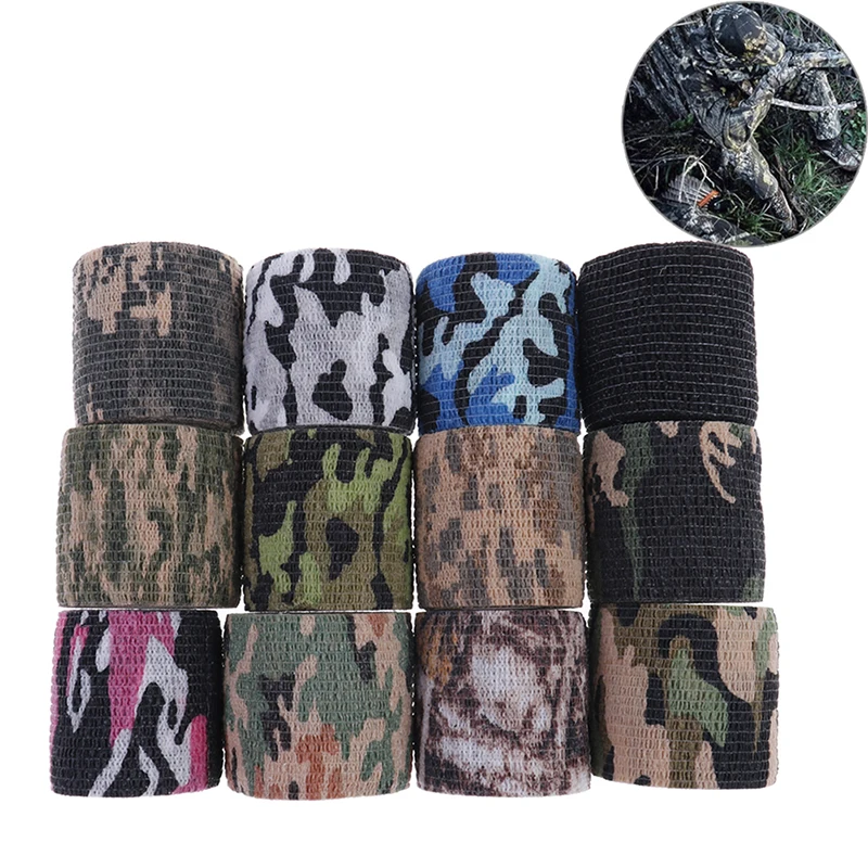 1Pc 5cm*4.5m Hunting Camouflage Camouflage Stealth Tape Elasticity Outdoor Hunting Shooting Tool Waterproof Hunting Accessories
1Pc 5cm*4.5m Hunting Camouflage Camouflage Stealth Tape Elasticity Outdoor Hunting Shooting Tool Waterproof Hunting Accessories