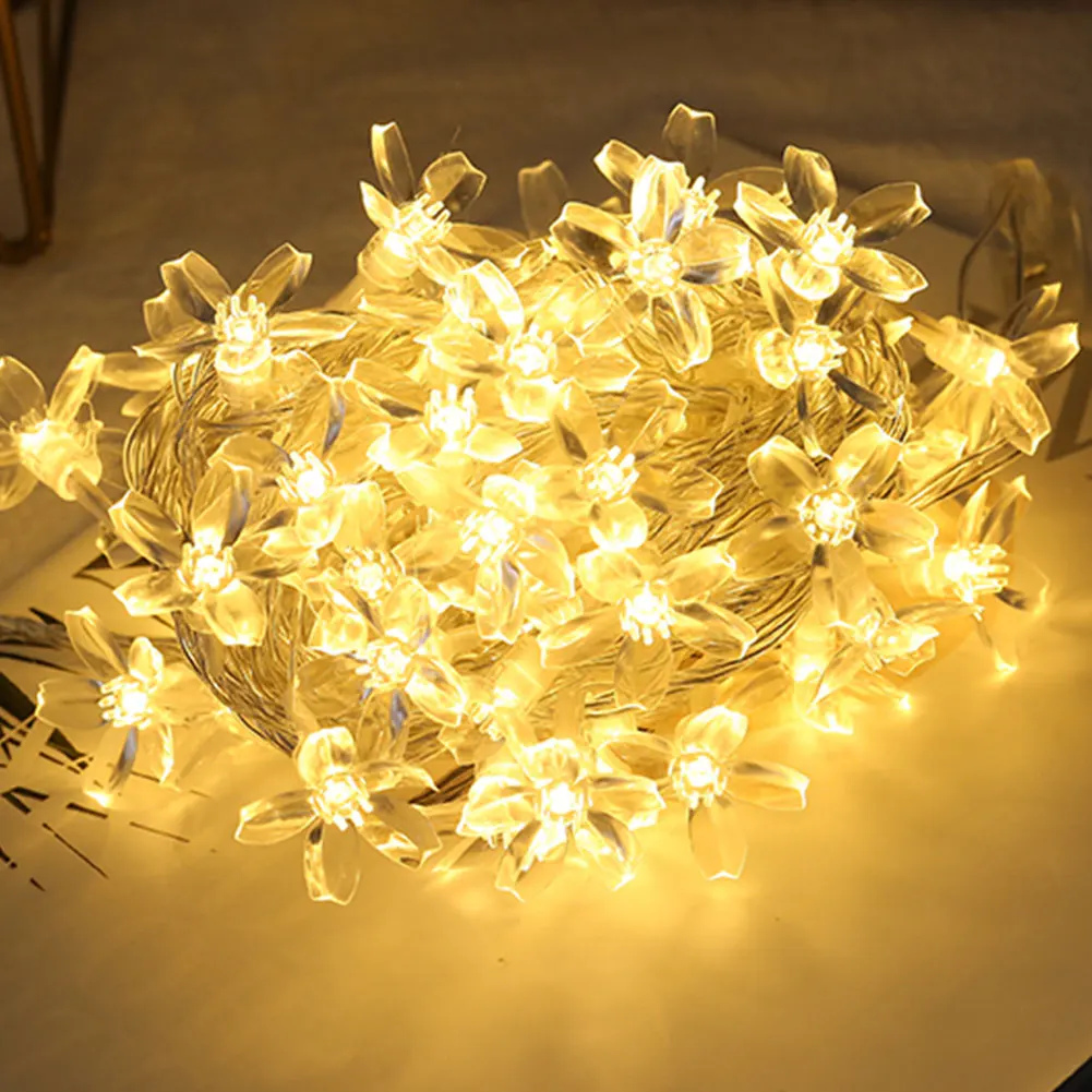 Blossom Flower Garland Battery Powered LED String Fairy Lights Crystal Flowers for Indoor Wedding Christmas Fairy Garden
Blossom Flower Garland Battery Powered LED String Fairy Lights Crystal Flowers for Indoor Wedding Christmas Fairy Garden