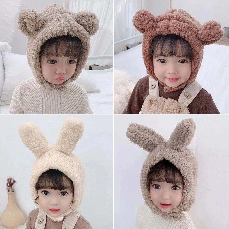 Autumn Winter Warm Children's Woollen Cap Baby Hat Long Rabbit Ear Cap Knitted Hat Boys Girls Bunny Kids Plush Velvet Wool Cap
Autumn Winter Warm Children's Woollen Cap Baby Hat Long Rabbit Ear Cap Knitted Hat Boys Girls Bunny Kids Plush Velvet Wool Cap