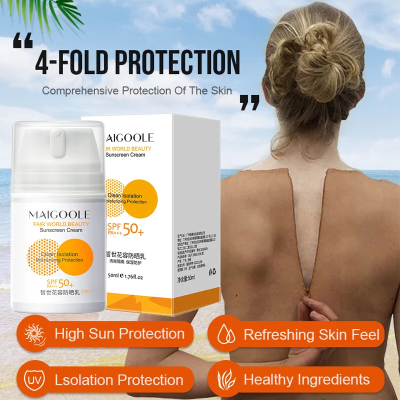 Sunscreen Uv Filter Isolation Lotion Moisturizing Whitening Waterproof Repairing Nourishing Lasting Protection Anti Aging 50ml
Sunscreen Uv Filter Isolation Lotion Moisturizing Whitening Waterproof Repairing Nourishing Lasting Protection Anti Aging 50ml