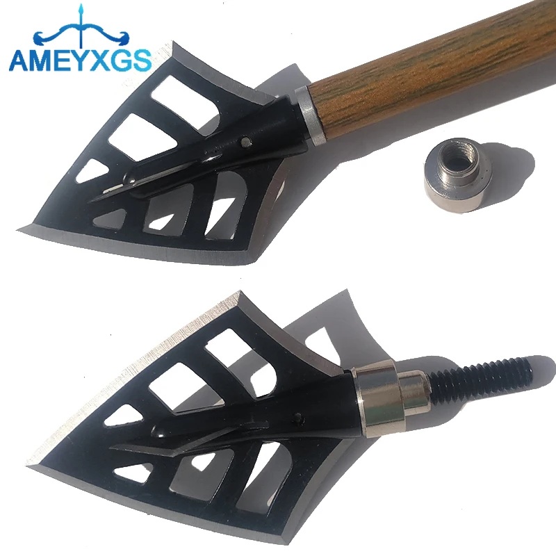 3PCS 125 Grain Arcehry Arrowhead Stainless Steel Broadheads Point Tips Arrow for Outdoor Hunting Shooting Training Accessories
3PCS 125 Grain Arcehry Arrowhead Stainless Steel Broadheads Point Tips Arrow for Outdoor Hunting Shooting Training Accessories