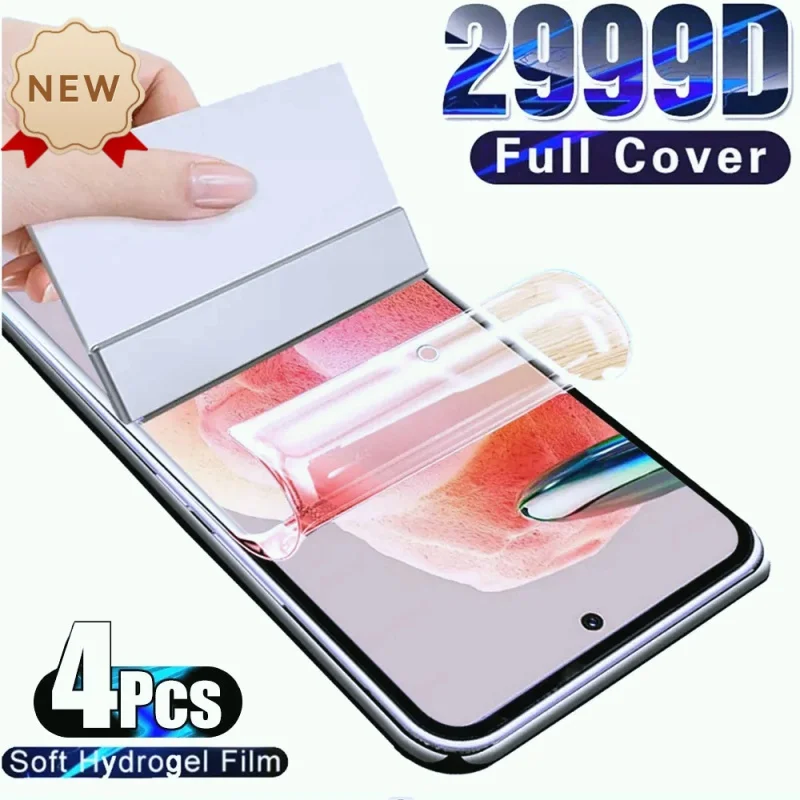 4Pcs Hydrogel Film For Xiaomi Redmi Note 12 11 12s 10 10s 9 8 Pro 10C 12C Screen Protector For Redmi Note 12 Pro Plus 5G Film
4Pcs Hydrogel Film For Xiaomi Redmi Note 12 11 12s 10 10s 9 8 Pro 10C 12C Screen Protector For Redmi Note 12 Pro Plus 5G Film