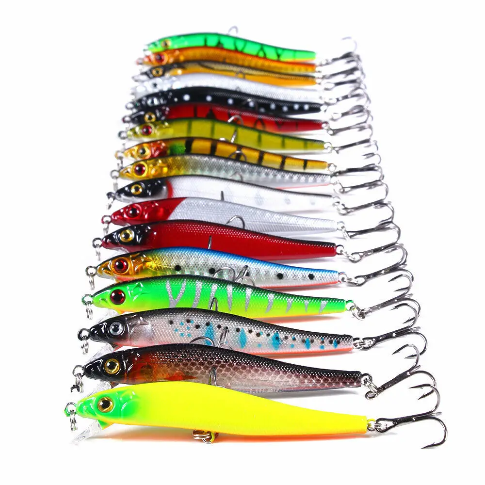 17pcs 8.5cm/6g Freshwater Bait Mino Ultra-Long Cast Utra-Long Bait Sinking Weight Perch Bait Trolling Bait Fishing Tackle Tool 
17pcs 8.5cm/6g Freshwater Bait Mino Ultra-Long Cast Utra-Long Bait Sinking Weight Perch Bait Trolling Bait Fishing Tackle Tool