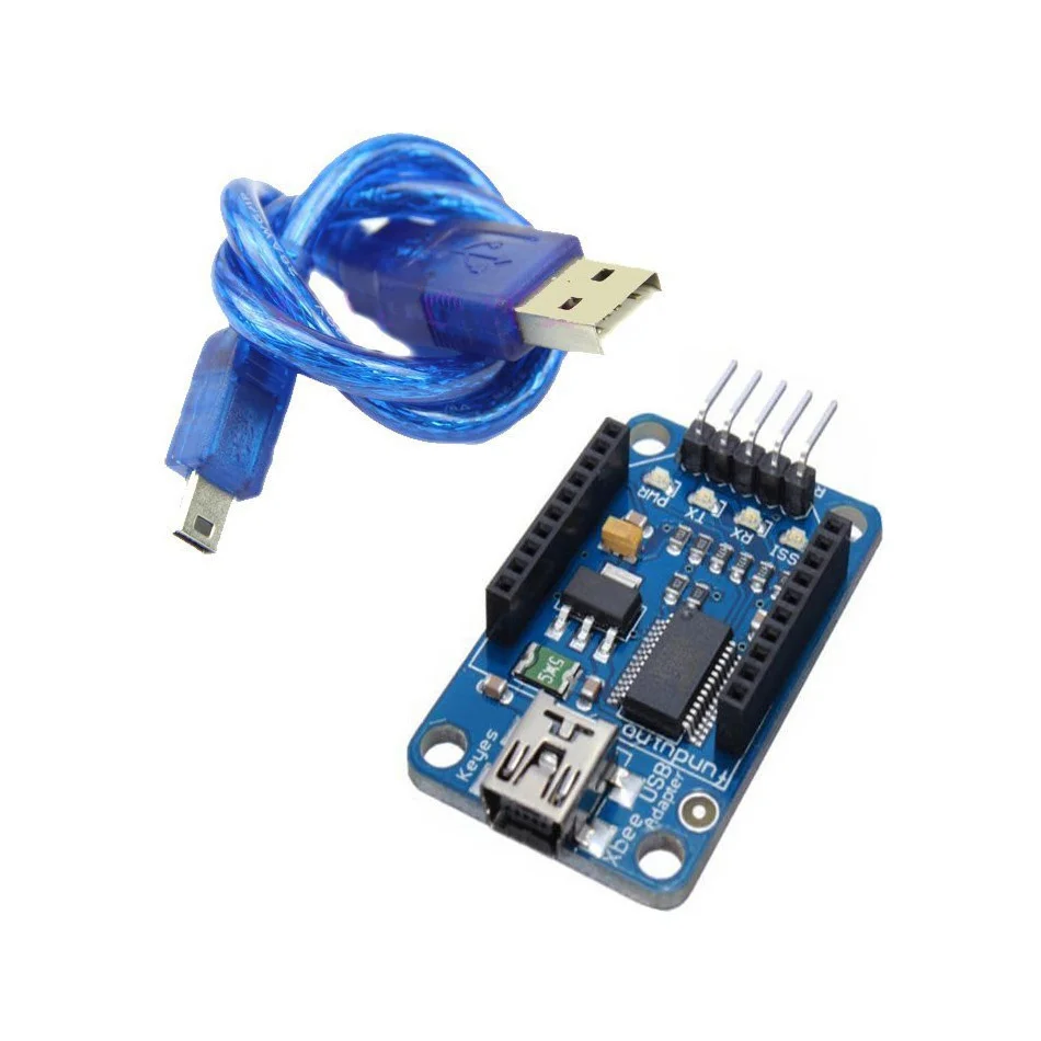 XBee Explorer Xbee USB Mini Adapter Module Board Base Shield with Cable Multifunction FT232 FT232RL
XBee Explorer Xbee USB Mini Adapter Module Board Base Shield with Cable Multifunction FT232 FT232RL