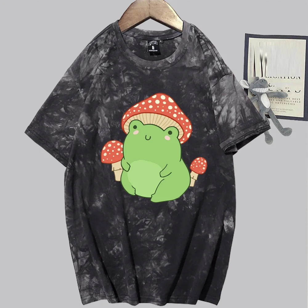 Cartoon Frog Print T Shirts Short Sleeve Harajuku O Neck Streetwear Kawaii Tshirt
Cartoon Frog Print T Shirts Short Sleeve Harajuku O Neck Streetwear Kawaii Tshirt