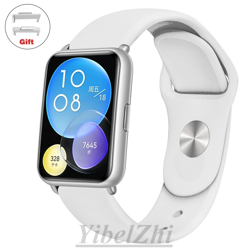 Watchbands For Huawei Watch FIT 2 Strap Smart watch Sport Silicone Wristband Correa Bracelet fit2 2023 NEW Belt Accessories 
Watchbands For Huawei Watch FIT 2 Strap Smart watch Sport Silicone Wristband Correa Bracelet fit2 2023 NEW Belt Accessories
