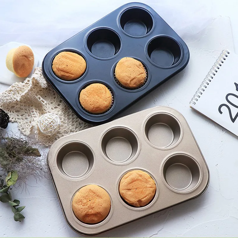 6 round muffin cup baking pan baking tools household doughnut egg tart pudding biscuit carbon steel cake mold
6 round muffin cup baking pan baking tools household doughnut egg tart pudding biscuit carbon steel cake mold