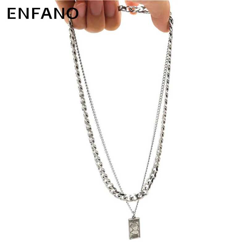 Enfano Ornament Cross-Border European and American Double Queen Long Board Stainless Steel Pendant Pendant Chain Ins Personality
Enfano Ornament Cross-Border European and American Double Queen Long Board Stainless Steel Pendant Pendant Chain Ins Personality