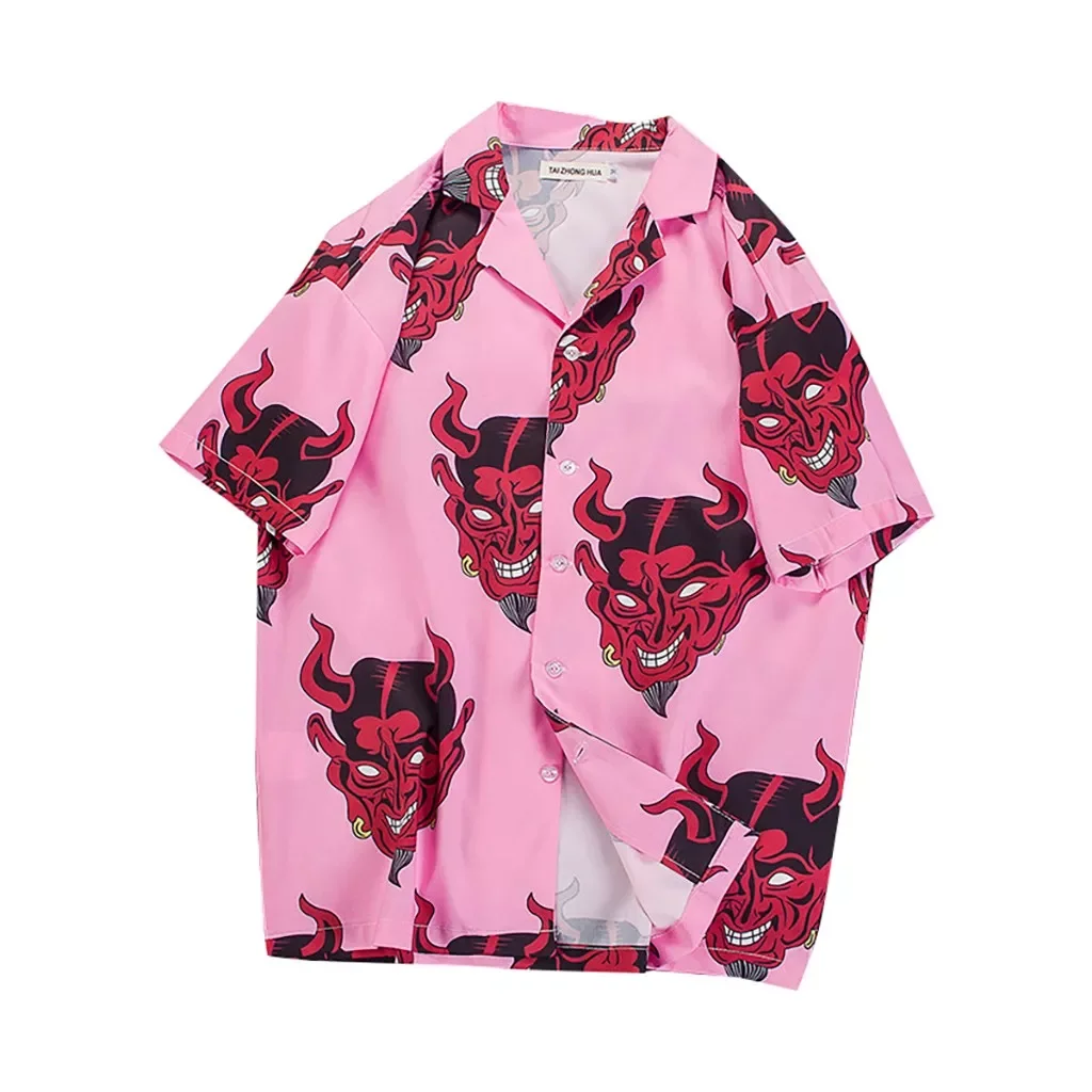 Shirts For Men Hip Hop Devil Anime Printing Shirt Beach Holiday Summer Shirts Hawaiian Shirt Harajuku Kimono Tops 2022
Shirts For Men Hip Hop Devil Anime Printing Shirt Beach Holiday Summer Shirts Hawaiian Shirt Harajuku Kimono Tops 2022