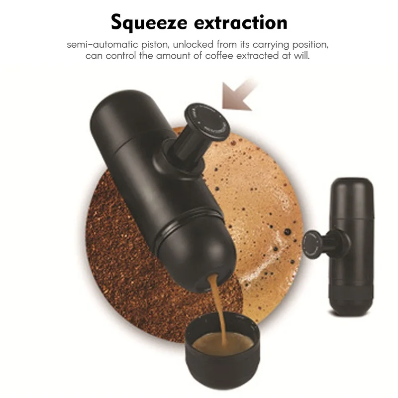Manual Portable Hand-Pressed Coffee Maker Outdoor Travel Pressure Coffee Machine Stainless Steel Honey Dispenser Coffee Mug Pot
Manual Portable Hand-Pressed Coffee Maker Outdoor Travel Pressure Coffee Machine Stainless Steel Honey Dispenser Coffee Mug Pot