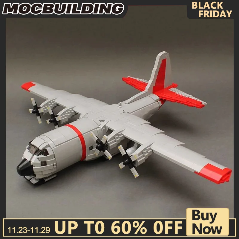 MOC Building Block LC-130H Fighter Transport Plane Model DIY Bricks Assemble Toy Birthday Presents Airplane Christmas Gifts
MOC Building Block LC-130H Fighter Transport Plane Model DIY Bricks Assemble Toy Birthday Presents Airplane Christmas Gifts