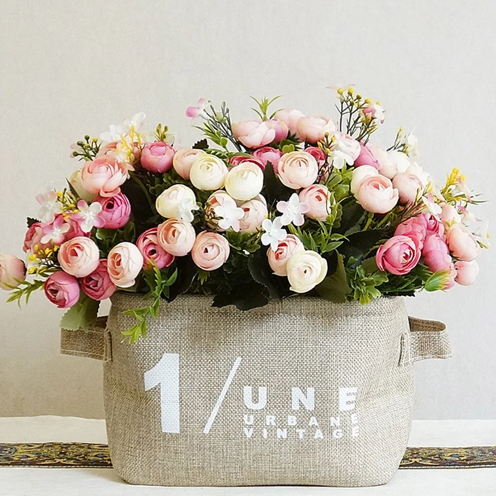 Artificial Flower 5 Forks 12 Heads Tea Rose Flowers Camellia Buds Flowers Camellia Silk Fake Flower Wedding Party Decoration
Artificial Flower 5 Forks 12 Heads Tea Rose Flowers Camellia Buds Flowers Camellia Silk Fake Flower Wedding Party Decoration
