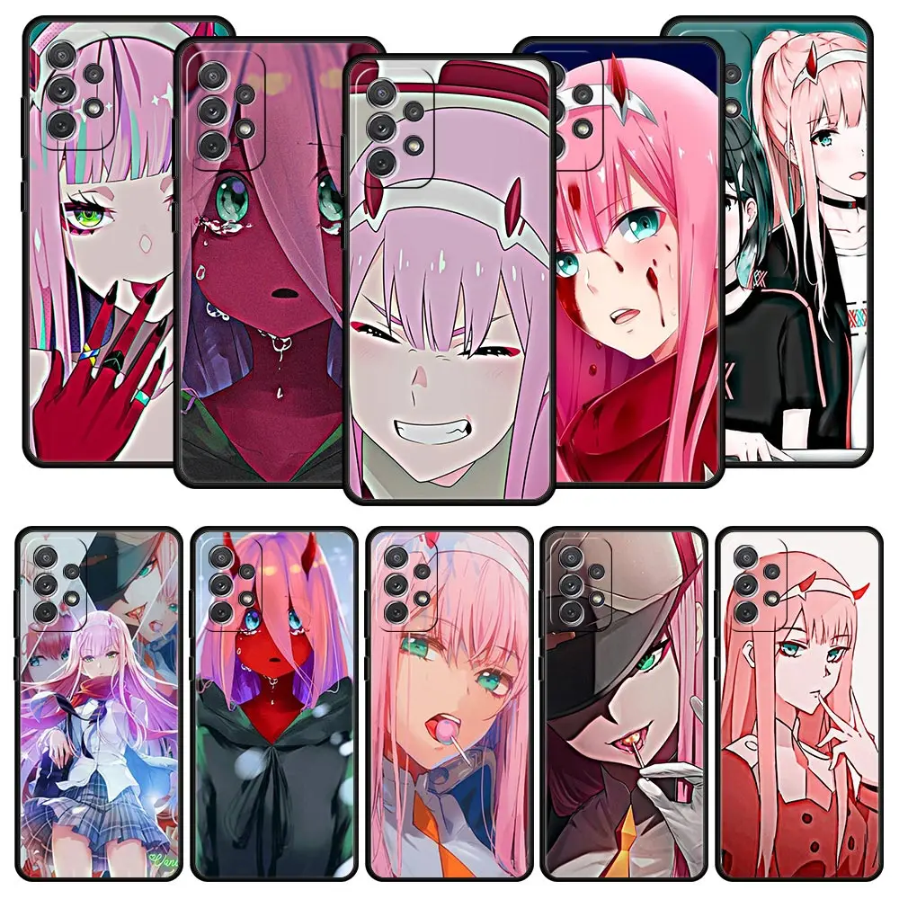 

Darling in the Franxx Zero Two Phone Case For Samsung Galaxy A51 A71 A41 A31 A21S A11 A01 A03S A13 A23 A33 A53 A73 A12 A32 Cover