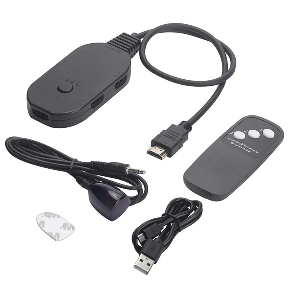Hdmi-совместимый коммутатор 3 в 1 выход 4k 60 Гц Hd Видео Аудио конвертер Hdmi-совместимый разветвитель адаптер
Hdmi-совместимый коммутатор 3 в 1 выход 4k 60 Гц Hd Видео Аудио конвертер Hdmi-совместимый разветвитель адаптер