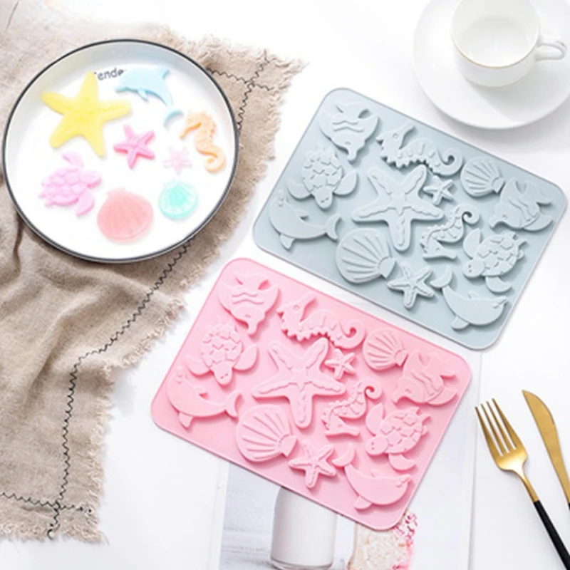 Fish Dolphin Cake Mold Seahorse Shell Starfish Turtle Cake Border Fondant Kitchen Baking Decorating Molds silicone molds
Fish Dolphin Cake Mold Seahorse Shell Starfish Turtle Cake Border Fondant Kitchen Baking Decorating Molds silicone molds