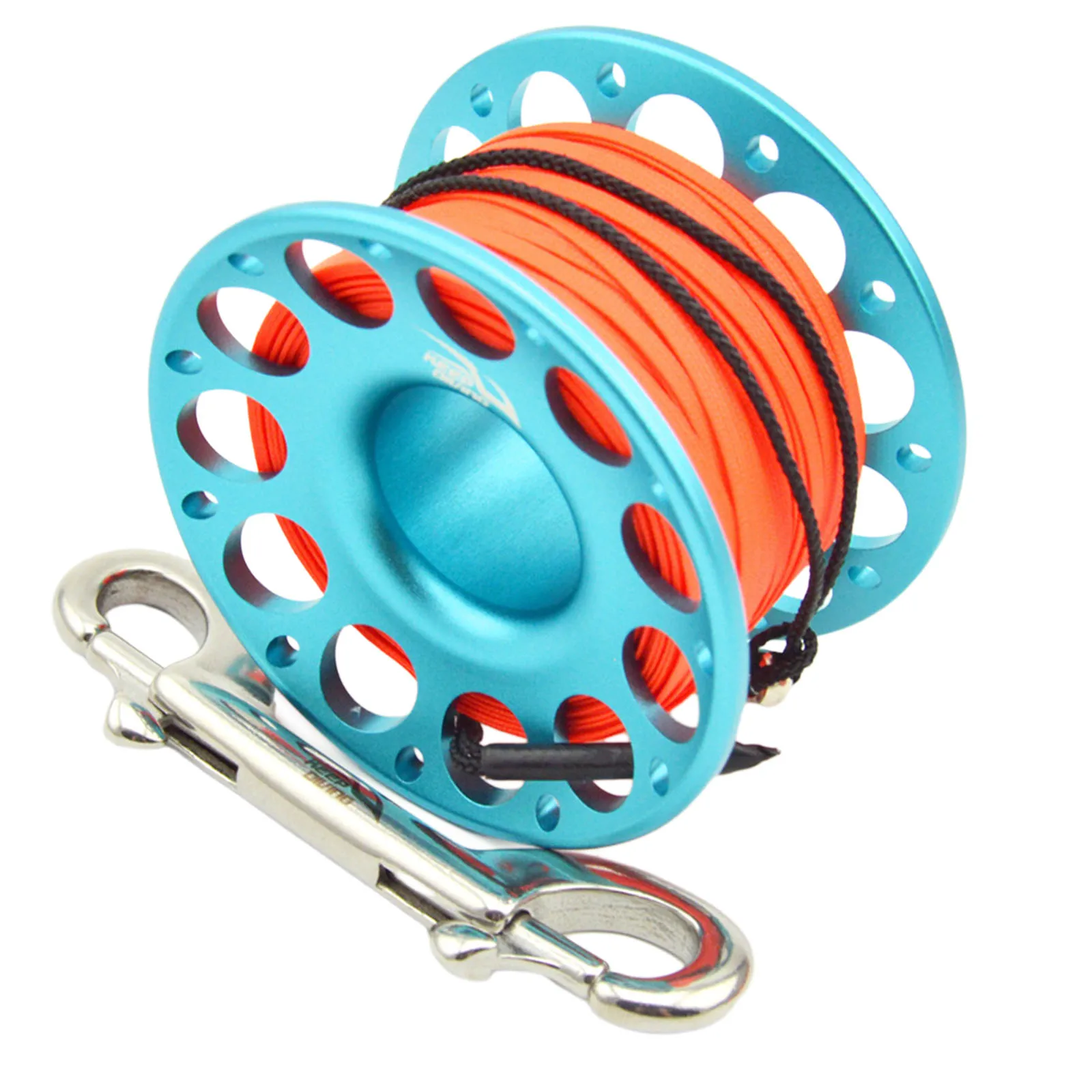 

Reel Aluminum Reel Reels Blue/gray High-strength Polyfiber 316 Stainless Stee 360° Rotation All Underwater Adventures Durable