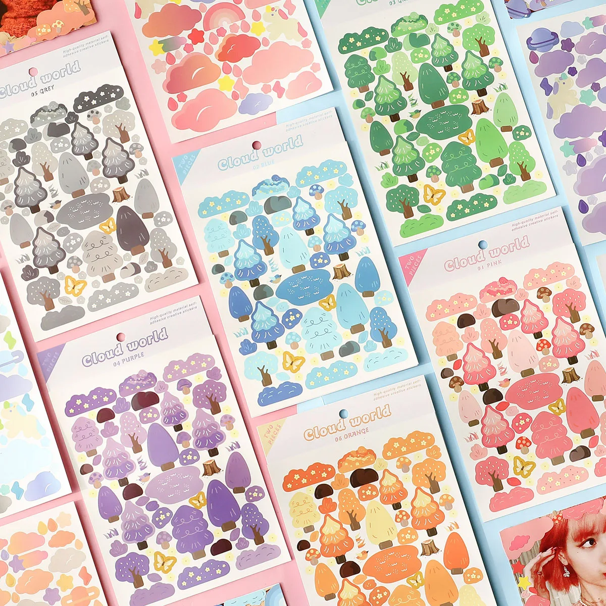 2Pcs Cloud Korean Creative Cute Sticker Self-Adhesive DIY Handbook Decorate Kpop Fans Card Photo Phone Cases Dairy Stationery
2Pcs Cloud Korean Creative Cute Sticker Self-Adhesive DIY Handbook Decorate Kpop Fans Card Photo Phone Cases Dairy Stationery