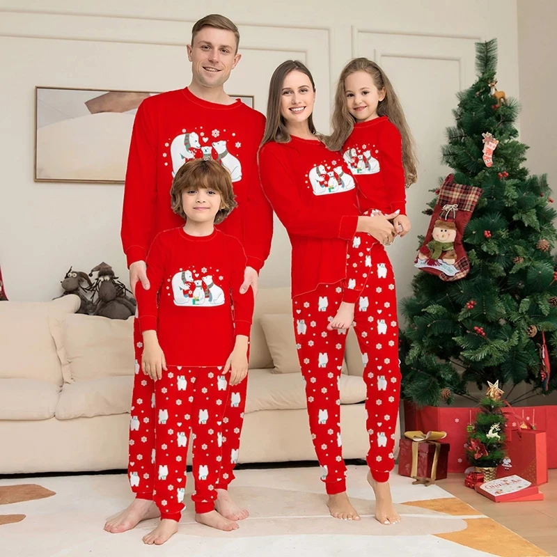 Christmas Family Outfit Xmas Matching Pajamas Clothing Set Couples Men Women Pjs Red Cartoon Long Sleeve Clothes Bear New 2023
Christmas Family Outfit Xmas Matching Pajamas Clothing Set Couples Men Women Pjs Red Cartoon Long Sleeve Clothes Bear New 2023