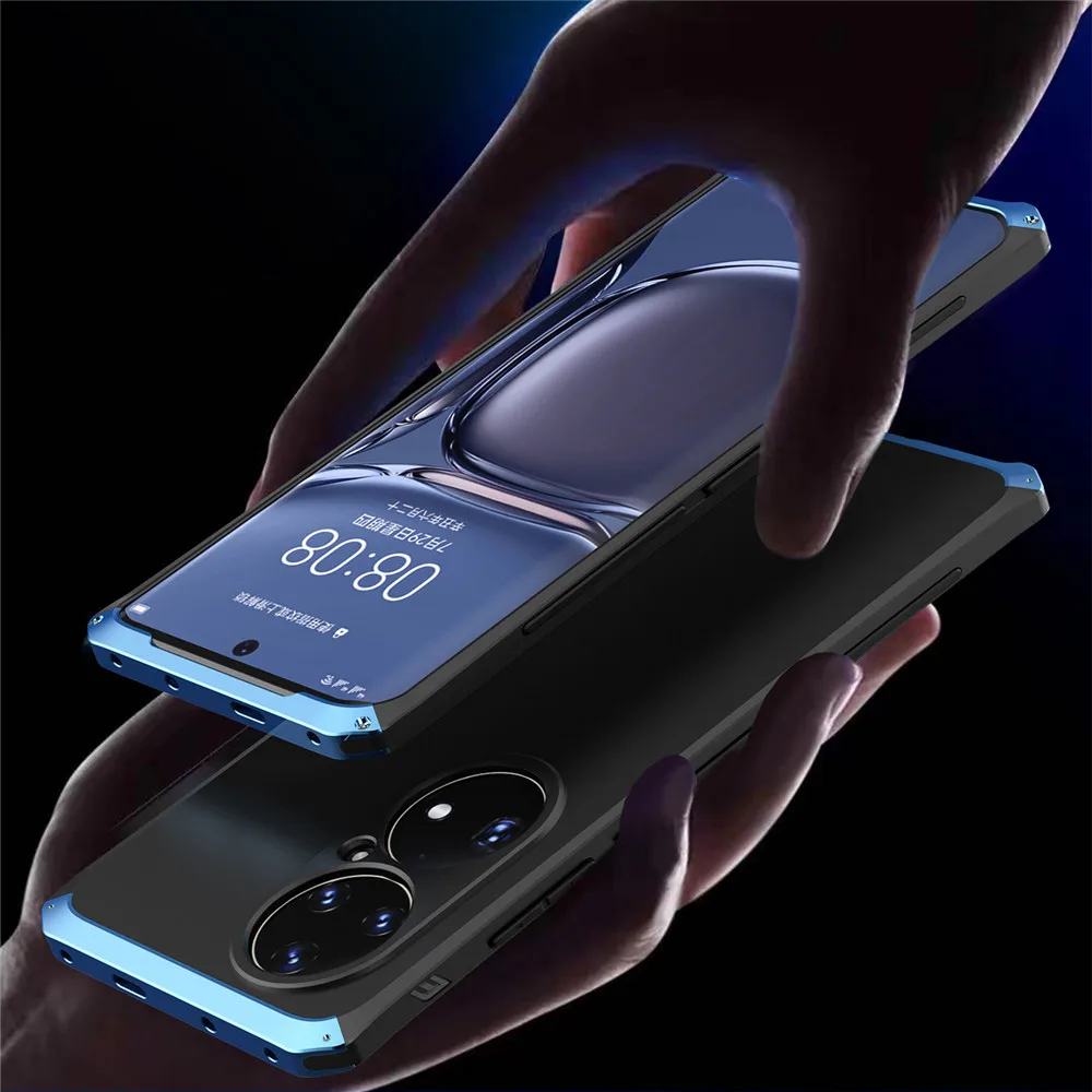 Shockproof Metal Armor Case For Huawei P50 Pro Case Luxury Aluminum Matte PC Full Cover Funda For Huawei P50 P60 Pro Case Coque
Shockproof Metal Armor Case For Huawei P50 Pro Case Luxury Aluminum Matte PC Full Cover Funda For Huawei P50 P60 Pro Case Coque