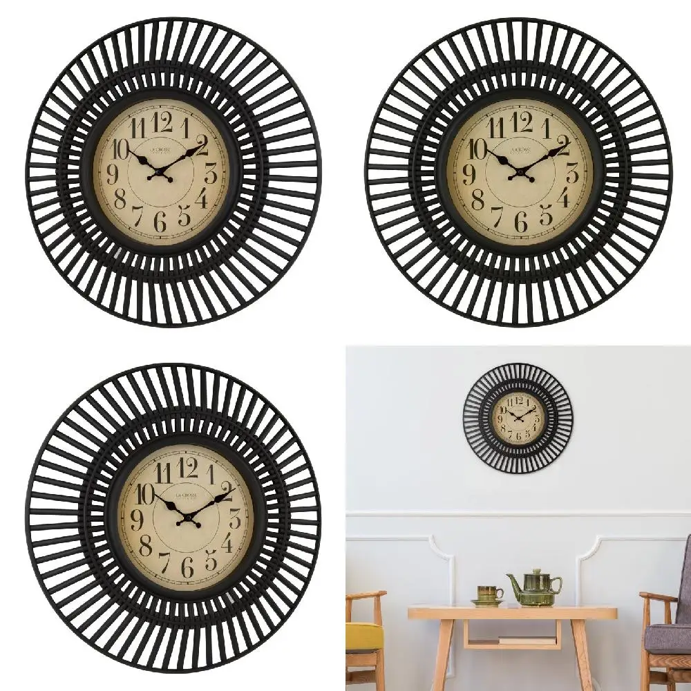 . Elegant Contemporary Black Quartz 20-inch Covington Crosse Wall Clock - 404-3051; Timeless Style & Accurate Timekeeping.
. Elegant Contemporary Black Quartz 20-inch Covington Crosse Wall Clock - 404-3051; Timeless Style & Accurate Timekeeping.
