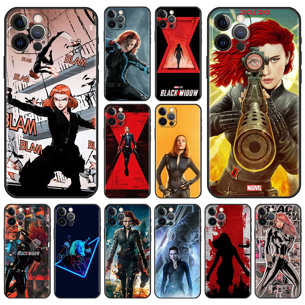 Black Widow Marvel Case For Apple iPhone 13 12 Pro Max 11 XR SE 2020 7 8 Plus Phone Cover X Xs 6S 6 5 5S Soft Silicone Shell Sac
Black Widow Marvel Case For Apple iPhone 13 12 Pro Max 11 XR SE 2020 7 8 Plus Phone Cover X Xs 6S 6 5 5S Soft Silicone Shell Sac