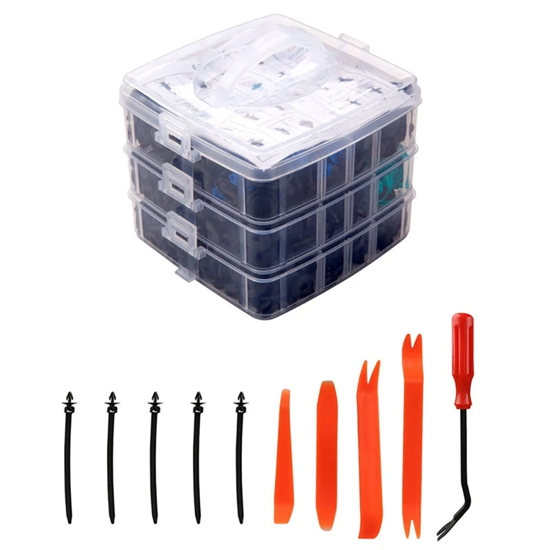 635PCS Car Retainer Clips Fasteners Cars Body Kits Auto Fasteners Push Trim Clips Pin Rivet Bumper Kit
635PCS Car Retainer Clips Fasteners Cars Body Kits Auto Fasteners Push Trim Clips Pin Rivet Bumper Kit