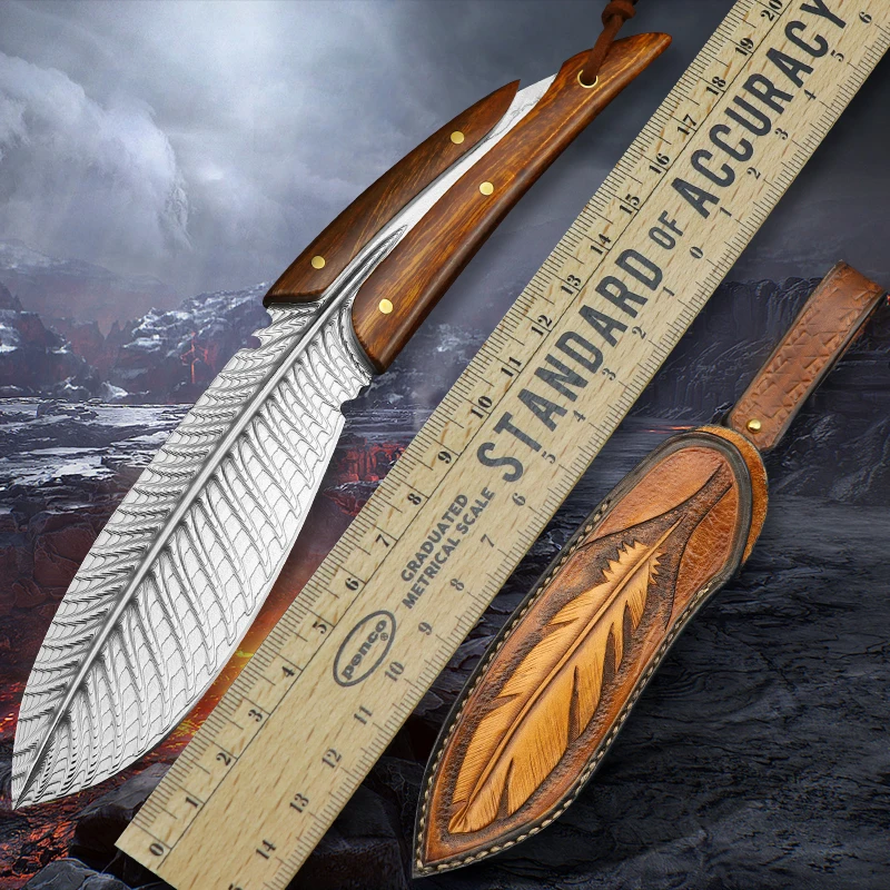 Damascus steel full Tang blade small straight knife outdoor hunting knife tactical survival camping knife utility knife EDC tool
Damascus steel full Tang blade small straight knife outdoor hunting knife tactical survival camping knife utility knife EDC tool