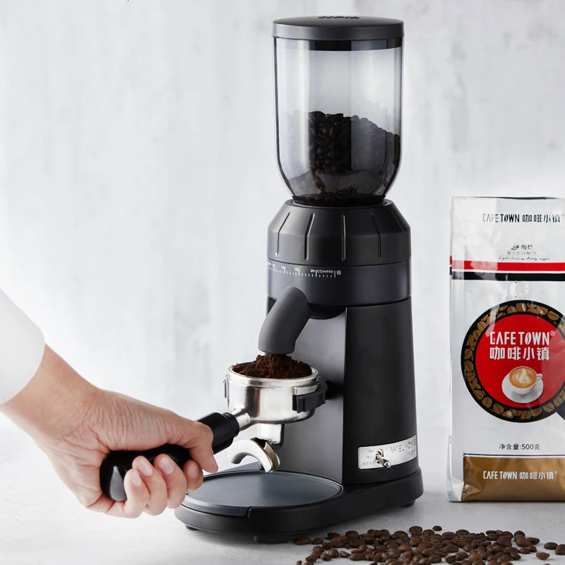 New Welhome ZD-15BK 250g Electric Grinders Powder Italian Coffee Grinder Home Commercial Small Cone Steel 1400 R/min Black RoHS
New Welhome ZD-15BK 250g Electric Grinders Powder Italian Coffee Grinder Home Commercial Small Cone Steel 1400 R/min Black RoHS