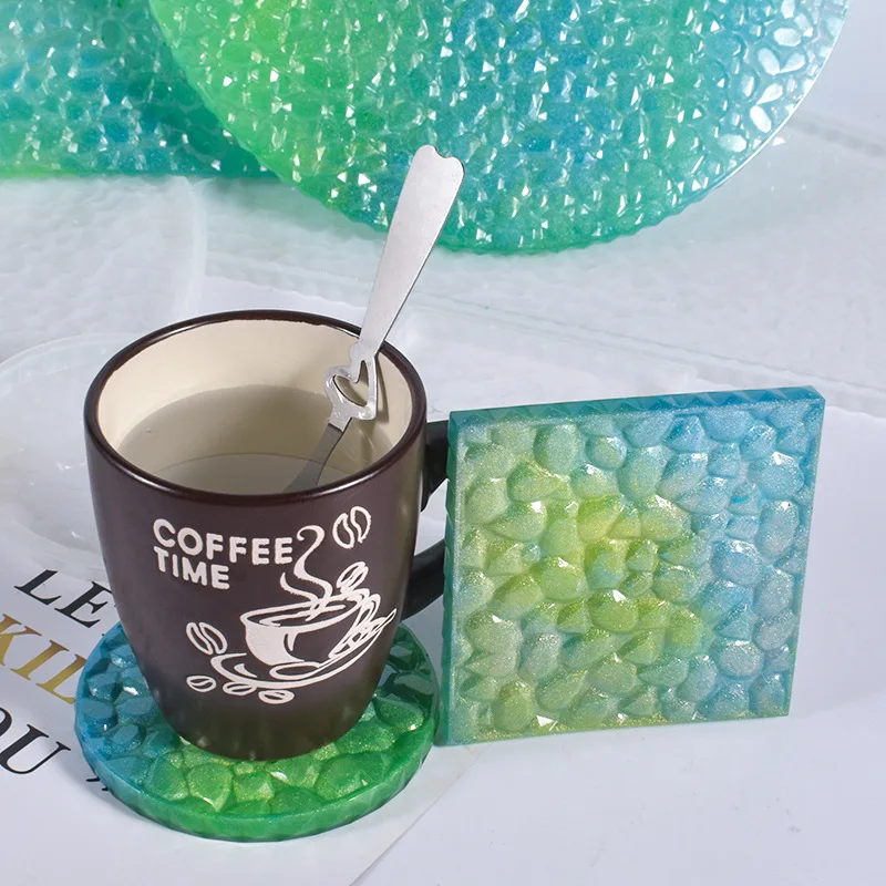 Epoxy DIY Crystal Resin Mold Coaster Aromatherapy Gypsum Abrasive Round Positive Square Diamond Pattern Table Pad Silicone Mold
Epoxy DIY Crystal Resin Mold Coaster Aromatherapy Gypsum Abrasive Round Positive Square Diamond Pattern Table Pad Silicone Mold