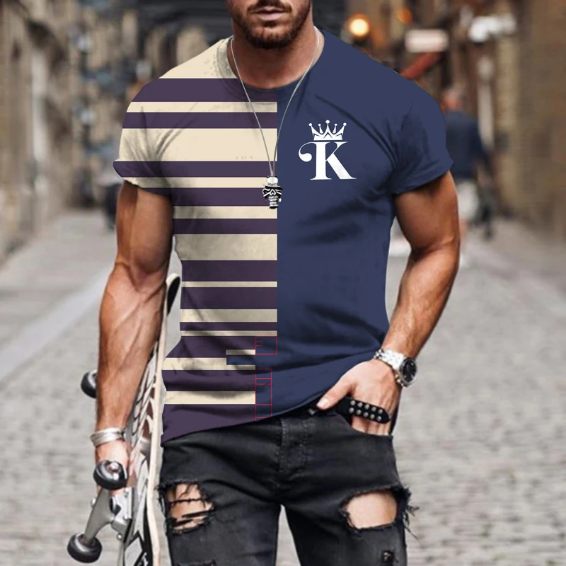 New Street Classic Vintage Striped Stitching Breathable 3D Prin Oversized Adult Unisex Round Neck Short Sleeve T-Shirt
New Street Classic Vintage Striped Stitching Breathable 3D Prin Oversized Adult Unisex Round Neck Short Sleeve T-Shirt