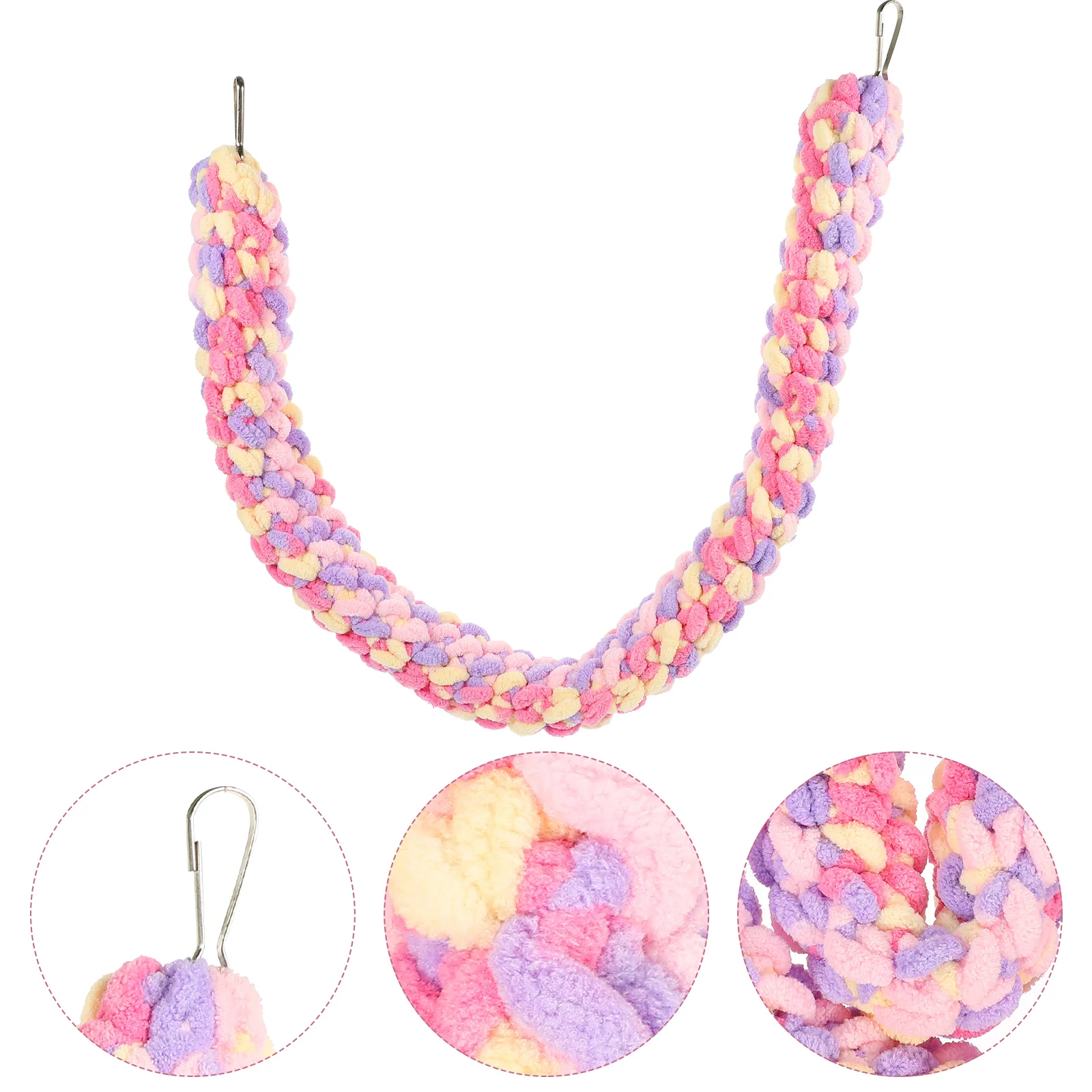 Toy Hamster Sugar Glider Rat Climbing Guineahanging Rope Bird Toysladder Cage Swing Animal Parrot Chinchilla Woven Household 
Toy Hamster Sugar Glider Rat Climbing Guineahanging Rope Bird Toysladder Cage Swing Animal Parrot Chinchilla Woven Household