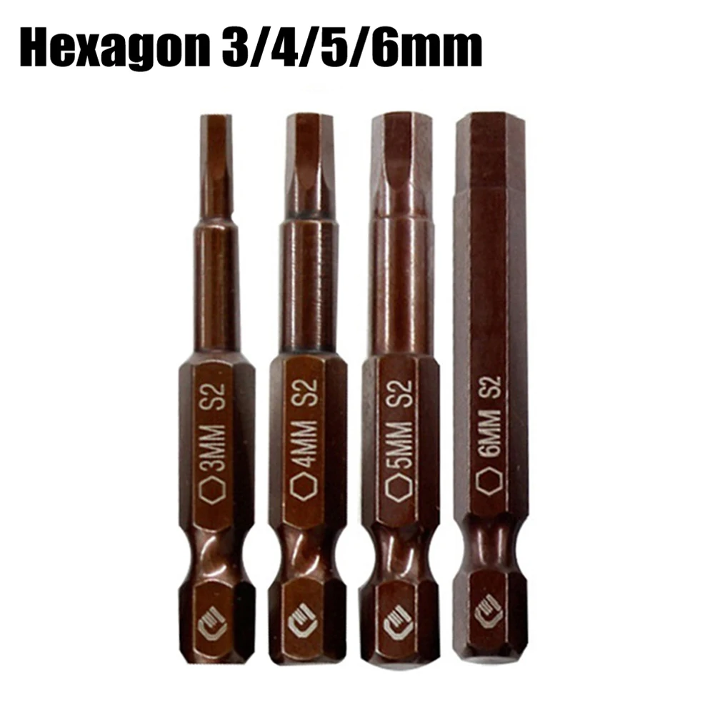 4PC Hexagon Screwdrivers H3.0, H4.0, H5.0, H6.0 Screwdriver Bit Set 1/4 Inch Hex Bits Precision Impact Driver Magnetic Anti Slip
4PC Hexagon Screwdrivers H3.0, H4.0, H5.0, H6.0 Screwdriver Bit Set 1/4 Inch Hex Bits Precision Impact Driver Magnetic Anti Slip