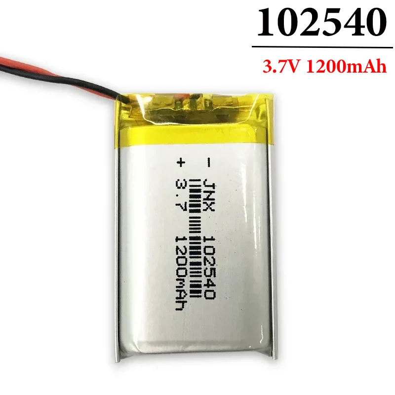 Литий-полимерный 3 7 В 1200 мАч 102540 JST 1.0 1 25 PH 2-контактный литий-ионный аккумулятор