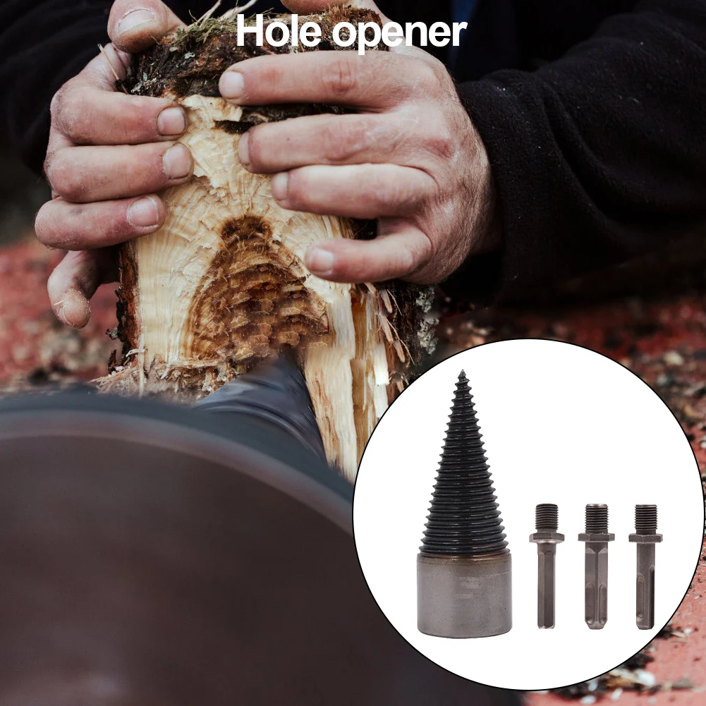 32mm/42mm Electric Drill Wood Breaking Tool Steel Splitting Cone Twist Firewood Drill Bit Black for Family Outdoor Camping Farm
32mm/42mm Electric Drill Wood Breaking Tool Steel Splitting Cone Twist Firewood Drill Bit Black for Family Outdoor Camping Farm