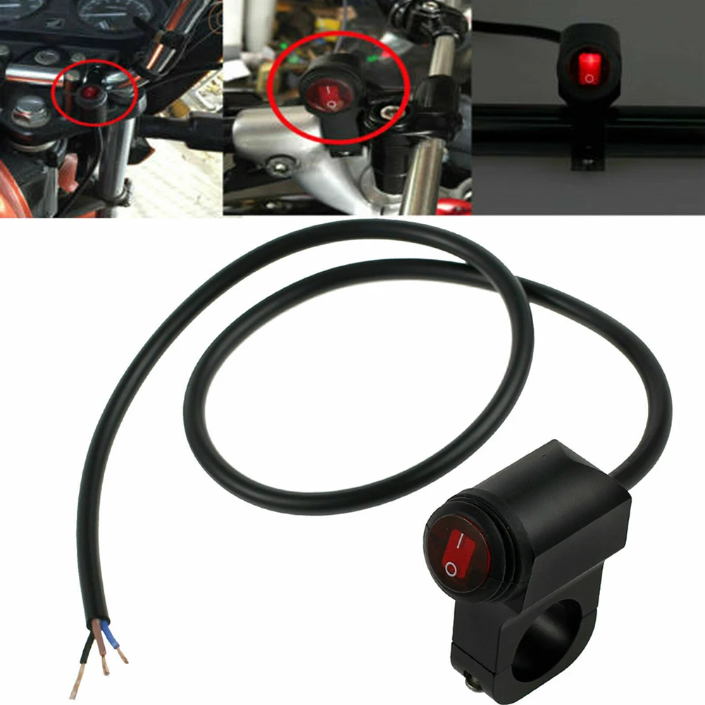 Motorcycle Switch Headlight Horn Modified Control Switch Handlebar Mount Button With LED Light Spot Light On Off
Motorcycle Switch Headlight Horn Modified Control Switch Handlebar Mount Button With LED Light Spot Light On Off