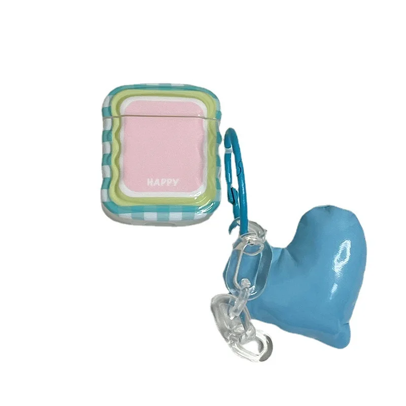 Blue Green Pink Lattice Love Pendant Case for Apple AirPods 1 2 3 Pro Cases Cover IPhone Bluetooth Earbuds Earphone AirPods Case
Blue Green Pink Lattice Love Pendant Case for Apple AirPods 1 2 3 Pro Cases Cover IPhone Bluetooth Earbuds Earphone AirPods Case