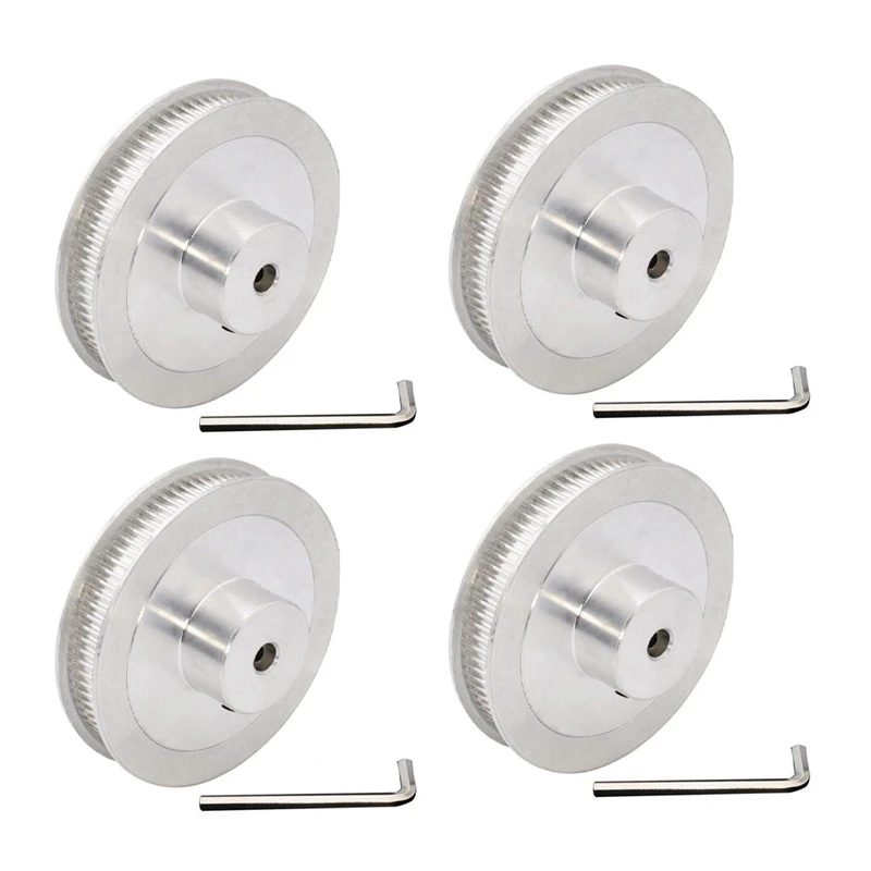 

4X,5Mm Bore GT2 80T Pulley Synchronous Wheel 2GT Timing Belt Pulley 80 Teeth For Voron 2.4 3D Printer 6Mm Width Belt