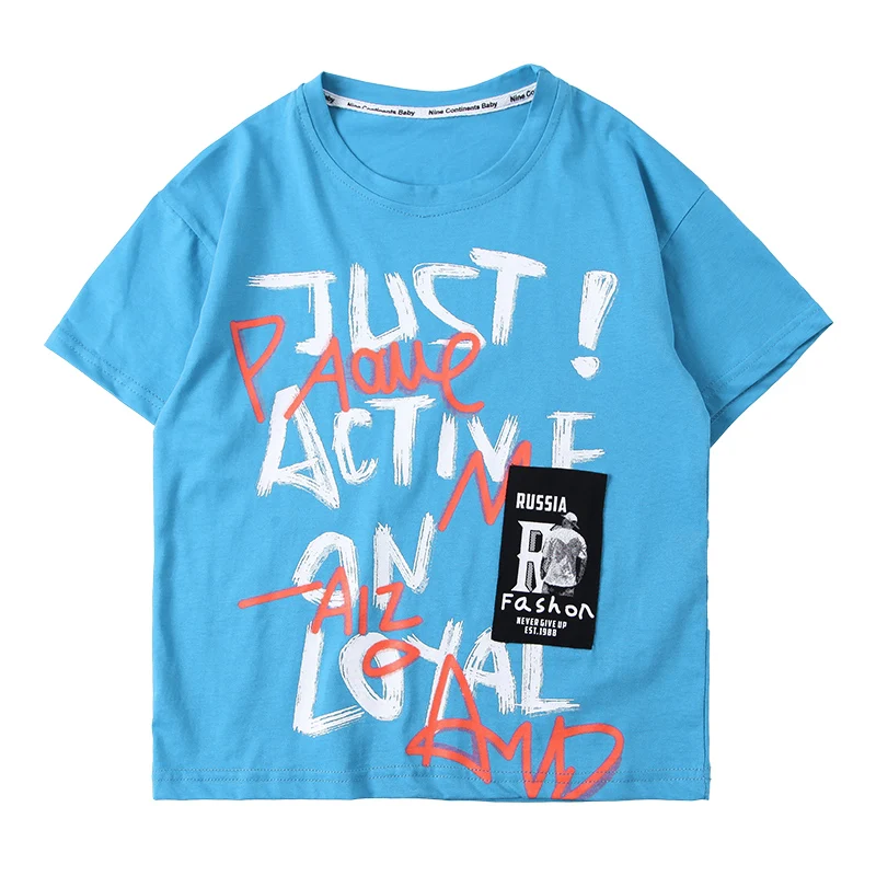Fashion Cartoon Kids Baby 2022 Summer T Shirt Letter Tops Children's Casual Clothing Stitch T-shirt For Teens Girls Boys Clothes
Fashion Cartoon Kids Baby 2022 Summer T Shirt Letter Tops Children's Casual Clothing Stitch T-shirt For Teens Girls Boys Clothes