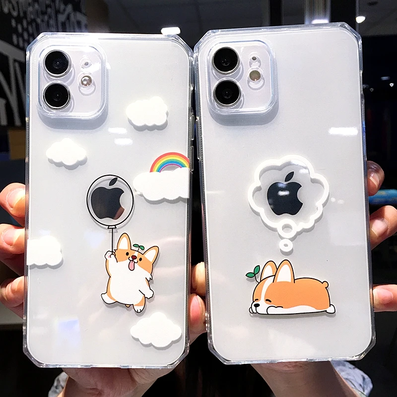 Cute Dog Soft Transparent Phone Case For iPhone 11 12 13 Pro Max XS Max X XR 7 8 Plus Cartoon Bumper Back Cover
Cute Dog Soft Transparent Phone Case For iPhone 11 12 13 Pro Max XS Max X XR 7 8 Plus Cartoon Bumper Back Cover