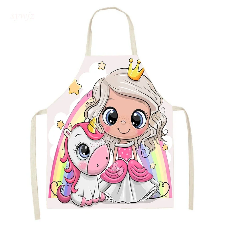 Детский льняной фартук единорог
Детский льняной фартук единорог