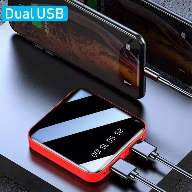 20000mAh Mini Power Bank LED Light Large Capacity Powerbank External Battery Charger Digital PowerBank Dual USB Charge Poverbank
20000mAh Mini Power Bank LED Light Large Capacity Powerbank External Battery Charger Digital PowerBank Dual USB Charge Poverbank